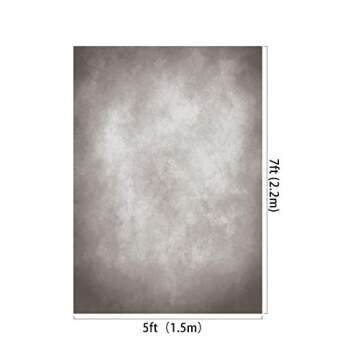Kate 5x7ft Vintage Backdrops Abstract Grey Portrait Photo Backdrop for Photography Studio
