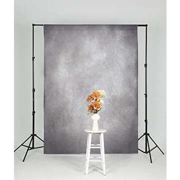 Kate 5x7ft Vintage Backdrops Abstract Grey Portrait Photo Backdrop for Photography Studio