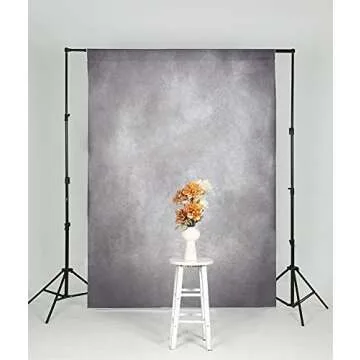 Kate 5x7ft Vintage Backdrops Abstract Grey Portrait Photo Backdrop for Photography Studio