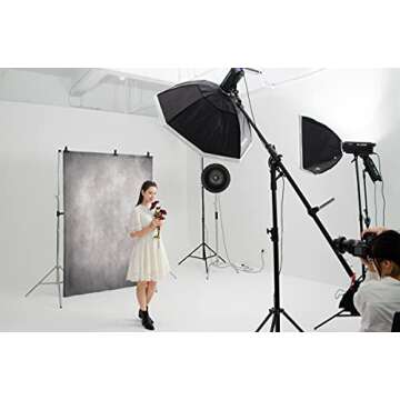Kate 5x7ft Vintage Backdrops Abstract Grey Portrait Photo Backdrop for Photography Studio