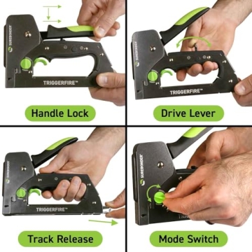 Surebonder TRIGGERFIRE Staple Gun with Adjustable Depth