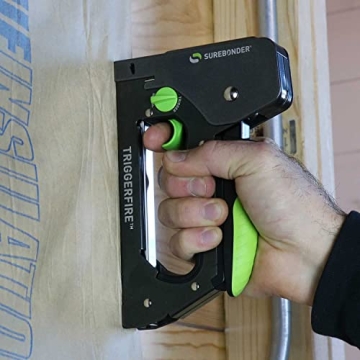 Surebonder TRIGGERFIRE Staple Gun with Adjustable Depth