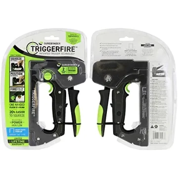 Surebonder TRIGGERFIRE Staple Gun with Adjustable Depth