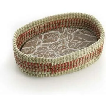 Nature-Inspired Bread Basket with Warmer – 12.5"
