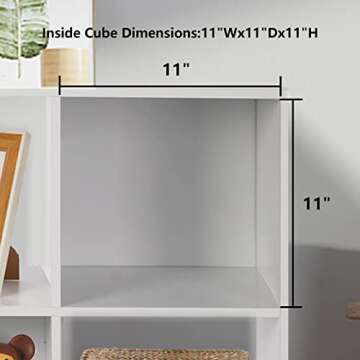 Stylish PACHIRA US 9 Cube Shelf Bookcase for Organized Spaces