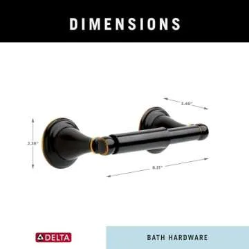 Delta Windemere Toilet Paper Holder - Oil Rubbed Bronze, Durable & Stylish