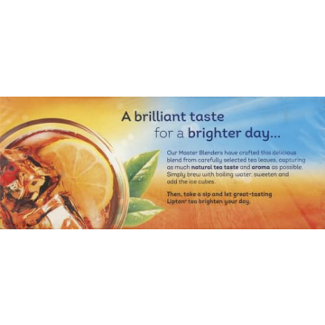 Lipton Unsweetend Iced Tea Bags, Gallon-Sized, 24 Total Tea Bags