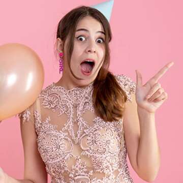 Birthday Earrings for Women Beaded Glitter BDAY Letter Dangle Earrings Acrylic Happy Birthday Earrings Birthday Holiday Party Jewelry Gifts for Women