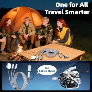 Travel Essentials 3 in 2 Charging Cable for Apple iWatch