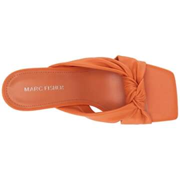 Marc Fisher Loreda Heeled Sandal for Women - Orange