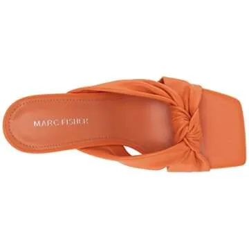 Marc Fisher Loreda Heeled Sandal for Women - Orange