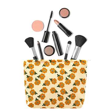 PAZIMIIK Makeup Bag: Stylish Travel Cosmetic Organizer