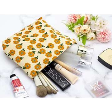 PAZIMIIK Makeup Bag: Stylish Travel Cosmetic Organizer