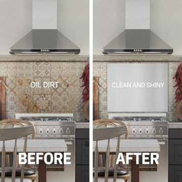 EKON 24x30 Stainless Steel Backsplash - Easy Install