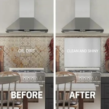 EKON 24x30 Stainless Steel Backsplash - Easy Install