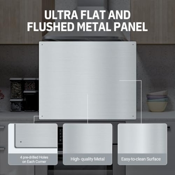 EKON 24x30 Stainless Steel Backsplash - Easy Install