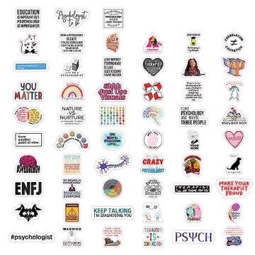 Funny Waterproof Psychology Stickers for All Ages