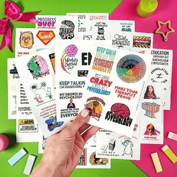 Funny Waterproof Psychology Stickers for All Ages