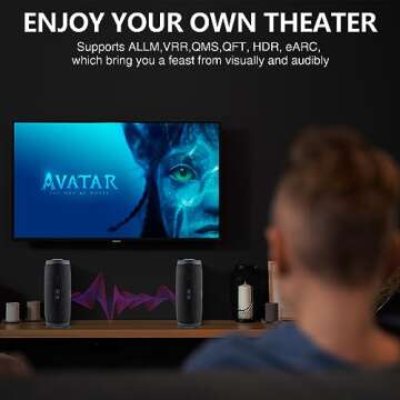 PowerBear 4K HDMI Cable 25 ft [2 Pack] High Speed, Braided Nylon & Gold Connectors, 4K @ 60Hz, Ultra HD, 2K, 1080P, ARC & CL3 Rated | for Laptop, Monitor, PS5, PS4, Xbox One, Fire TV, Apple TV & More