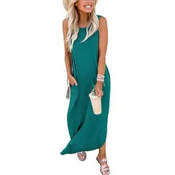 ANRABESS Women Casual Sundress - Stylish Summer Maxi Dress