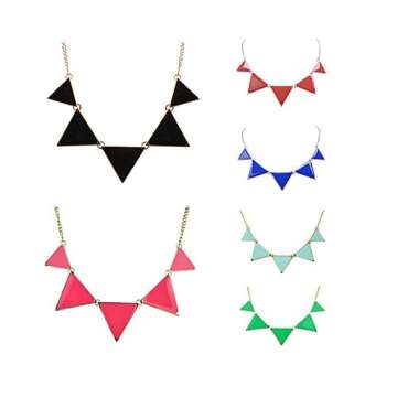 Jane Stone Fashion Jewelry Triangle Collar Necklace
