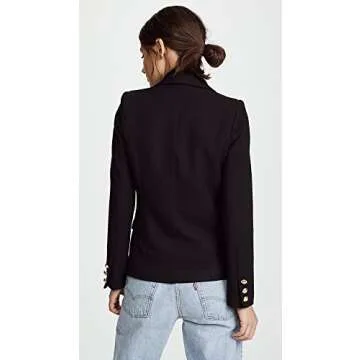 Lioness Womens Palermo Blazer Black Stylish Elegant Fashionable