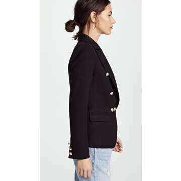 Lioness Womens Palermo Blazer Black Stylish Elegant Fashionable