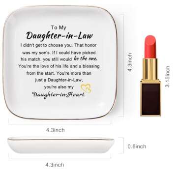 Piudee Daughter in Law Jewelry Dish Gift - Heartfelt & Elegant