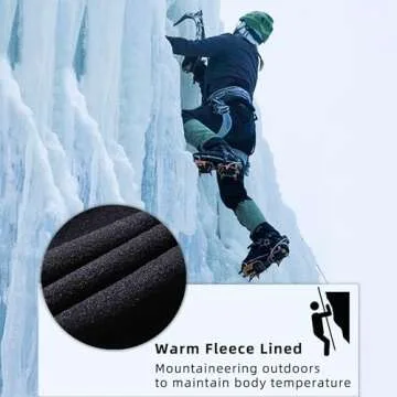 BenBoy Women's Outdoor Waterproof Windproof Fleece Slim Cargo Snow Ski Hiking Pants