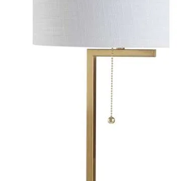 Jonathan Y Alyssa 24.5" Marble LED Table Lamp - Modern Elegance