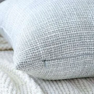 Stylish OTOSTAR Linen Throw Pillow Covers Set of 2