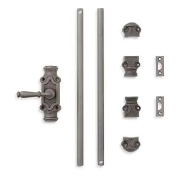 Signature Hardware 441227 Mini Lever 26-1/2 Inch Iron Cremone Bolt Cabinet Latch