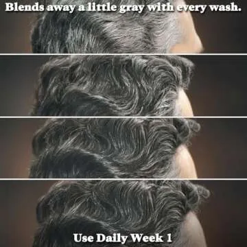 Just For Men Control GX Grey Reducing 2-in-1 Shampoo and Conditioner, Gradual Hair Color for Stronger and Healthier Hair, 4 Fl Oz - Pack of 1 (Packaging May Vary)