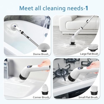 TUYU Electric Spin Scrubber for Effortless Cleaning