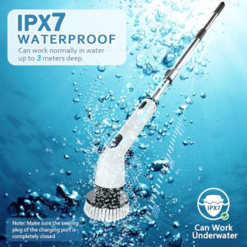 TUYU Electric Spin Scrubber for Effortless Cleaning