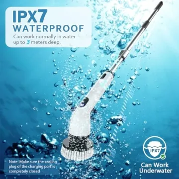 TUYU Electric Spin Scrubber for Effortless Cleaning