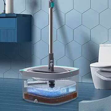 True & Tidy True Clean Mop System with Dual Bucket