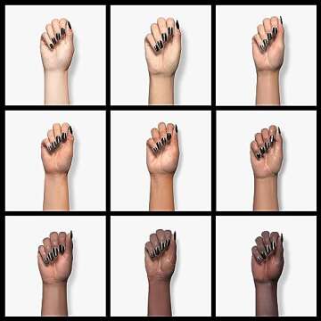 GAOY Black Gel Nail Polish, 16ml Color 1001 Soak Off UV Light Cure Gel Polish for Nail Art DIY Manicure at Home