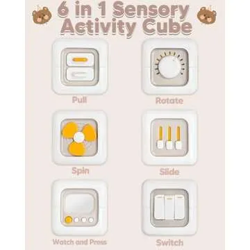 Zartores Montessori 6-in-1 Toy for 1 Year Olds - Fun & Educational