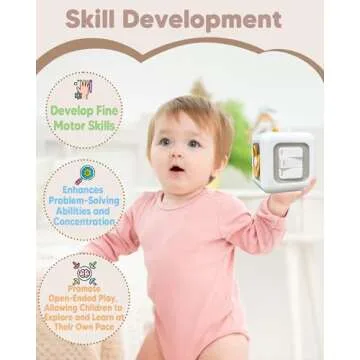 Zartores Montessori 6-in-1 Toy for 1 Year Olds - Fun & Educational