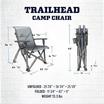 YETI Trailhead Camp Chair - Ultimate Comfort & Durability