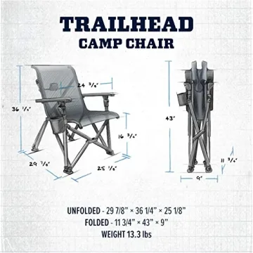 YETI Trailhead Camp Chair - Ultimate Comfort & Durability