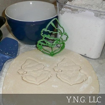 Grinchy Head Christmas Cookie Cutter for Festive Fun