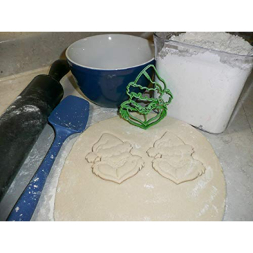 Grinchy Head Christmas Cookie Cutter for Festive Fun