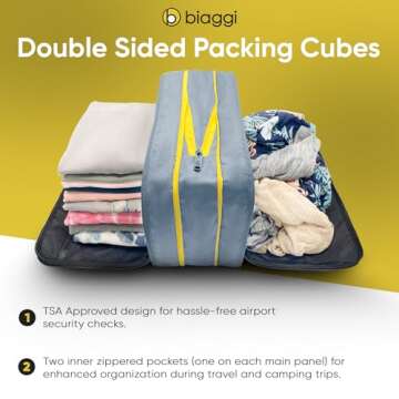 Biaggi Compression ZipCube Set - Perfect Travel Organizers