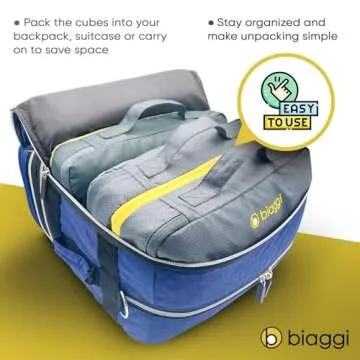 Biaggi Compression ZipCube Set - Perfect Travel Organizers