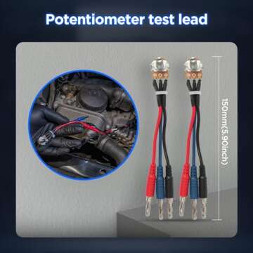 AUTOOL 68PCS Multimeter Test Leads Kit with Probes and Adapters