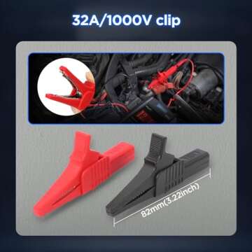 AUTOOL 68PCS Multimeter Test Leads Kit for Efficient Testing