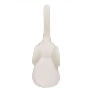 HOME SMILE Elephant Ring Holder for Jewelry,Engagement Wedding Ring Display Holder Stand Trinket Trays (Litltle White)