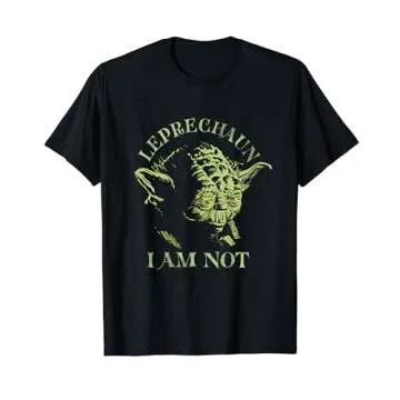 Star Wars Yoda Leprechaun I Am Not St. Patrick's Day T-Shirt